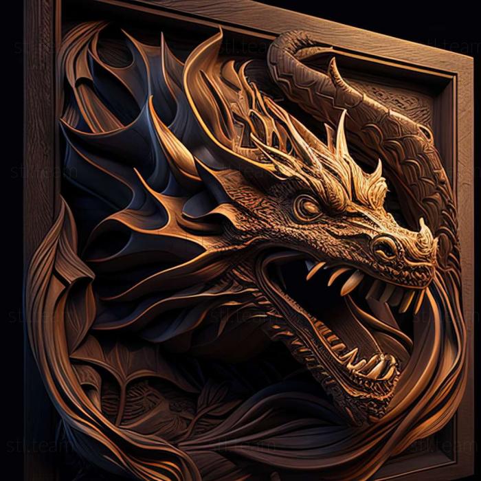 3D model Smaug (STL)